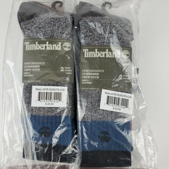 Timberland Underwear & Socks Timberland Crew Sock Men Os